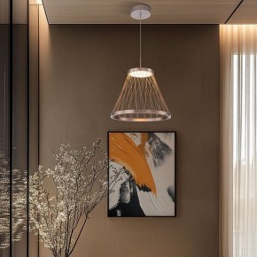 Подвесной светильник Eurosvet Cesta 40016/1 LED коричневый в Ишиме - ishim.ok-mebel.com | фото 4