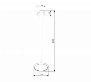 Подвесной светильник Eurosvet Crespella 90034/1 золото в Ишиме - ishim.ok-mebel.com | фото 6