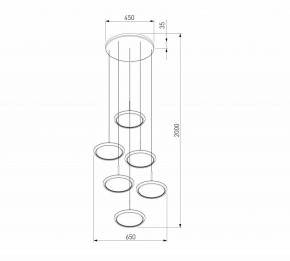 Подвесной светильник Eurosvet Crespella 90034/6 золото в Ишиме - ishim.ok-mebel.com | фото 5