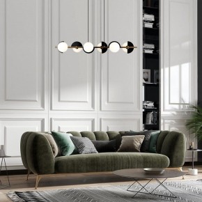 Подвесной светильник Eurosvet Moity 70149/6 черный/латунь Smart в Ишиме - ishim.ok-mebel.com | фото 4