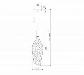 Подвесной светильник Eurosvet Ruche 90352/1 хром в Ишиме - ishim.ok-mebel.com | фото 4