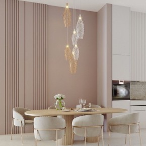 Подвесной светильник Eurosvet Ruche 90352/6 золото/хром в Ишиме - ishim.ok-mebel.com | фото 3
