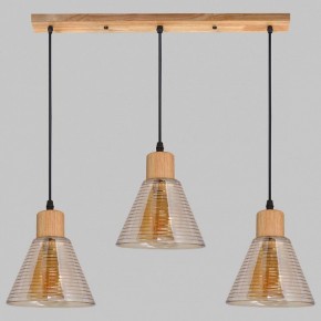 Подвесной светильник Imex MD.5870 MD.5870-3-P-WOOD+BK в Ишиме - ishim.ok-mebel.com | фото