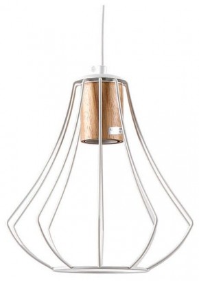 Подвесной светильник Imex MD.9052 MD.9052-1-P-WH+WOOD в Ишиме - ishim.ok-mebel.com | фото