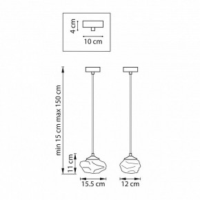 Подвесной светильник Lightstar Meringe 799033 в Ишиме - ishim.ok-mebel.com | фото 4