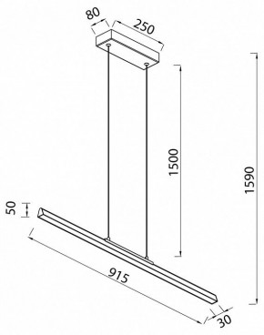 Подвесной светильник Mantra Lineal 8957 в Ишиме - ishim.ok-mebel.com | фото 4