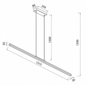 Подвесной светильник Mantra Lineal 8961 в Ишиме - ishim.ok-mebel.com | фото 3