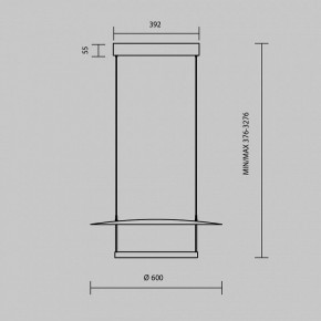 Подвесной светильник Maytoni Ambience MOD280PL-L30B3K1 в Ишиме - ishim.ok-mebel.com | фото 4