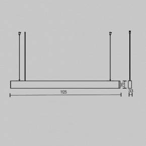 Подвесной светильник Maytoni BASIS P051PL-36W2.7-6K-W в Ишиме - ishim.ok-mebel.com | фото 7