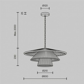 Подвесной светильник Maytoni Costa MOD394PL-01BS1 в Ишиме - ishim.ok-mebel.com | фото 5