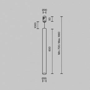 Подвесной светильник Maytoni Focus Led TR156-1-5W3K-BS в Ишиме - ishim.ok-mebel.com | фото 4