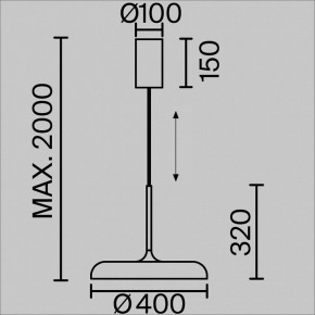 Подвесной светильник Maytoni Gerhard MOD189PL-L39W3K в Ишиме - ishim.ok-mebel.com | фото 6