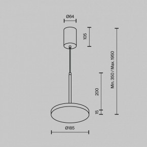 Подвесной светильник Maytoni Plato P076PL-L12W4K-BS в Ишиме - ishim.ok-mebel.com | фото 6