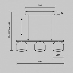 Подвесной светильник Maytoni Spirito MOD286PL-L12G3K в Ишиме - ishim.ok-mebel.com | фото 5