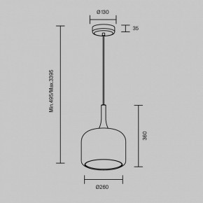 Подвесной светильник Maytoni Spirito MOD286PL-L18B3K в Ишиме - ishim.ok-mebel.com | фото 10