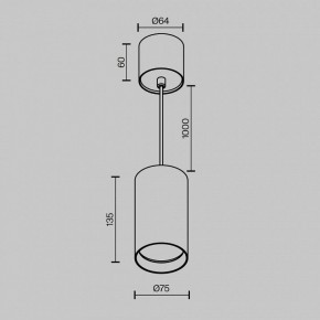 Подвесной светильник Maytoni Vol P100PL-20W3K-BS в Ишиме - ishim.ok-mebel.com | фото 7