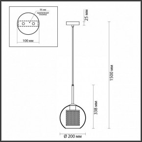 Подвесной светильник Odeon Light Clocky 4939/1 в Ишиме - ishim.ok-mebel.com | фото 4