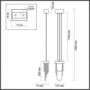 Подвесной светильник Odeon Light Foros 5437/12L в Ишиме - ishim.ok-mebel.com | фото 6