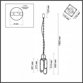 Подвесной светильник Odeon Light Milano 7066/15L в Ишиме - ishim.ok-mebel.com | фото 7