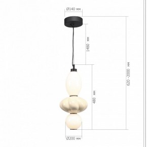 Подвесной светильник ST-Luce FLORENTINI SL6134.413.01 в Ишиме - ishim.ok-mebel.com | фото 4
