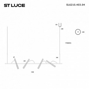 Подвесной светильник ST-Luce LILT SL6210.403.04 в Ишиме - ishim.ok-mebel.com | фото 2