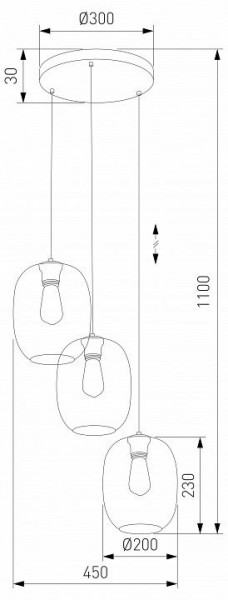 Подвесной светильник TK Lighting Elio 5973 Elio в Ишиме - ishim.ok-mebel.com | фото 3