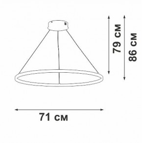 Подвесной светильник Vitaluce V2516 V2516-8/3S в Ишиме - ishim.ok-mebel.com | фото 3