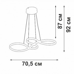 Подвесной светильник Vitaluce V2519 V2519-0/1S в Ишиме - ishim.ok-mebel.com | фото 3