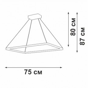 Подвесной светильник Vitaluce V2704 V2704-9/1S в Ишиме - ishim.ok-mebel.com | фото 3