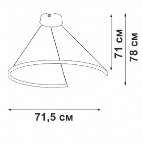 Подвесной светильник Vitaluce V2706 V2706-9/1S в Ишиме - ishim.ok-mebel.com | фото 3