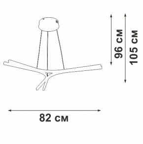 Подвесной светильник Vitaluce V2708 V2708-0/3S в Ишиме - ishim.ok-mebel.com | фото 3