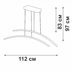 Подвесной светильник Vitaluce V2709 V2709-8/2S в Ишиме - ishim.ok-mebel.com | фото 3