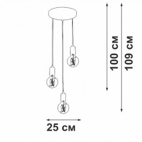 Подвесной светильник Vitaluce V2849 V2849-1/3S в Ишиме - ishim.ok-mebel.com | фото 4