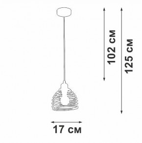 Подвесной светильник Vitaluce V2854 V2854-1/1S в Ишиме - ishim.ok-mebel.com | фото 5