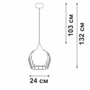 Подвесной светильник Vitaluce V2859 V2859-1/1S в Ишиме - ishim.ok-mebel.com | фото 4