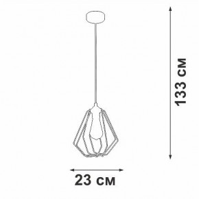 Подвесной светильник Vitaluce V2867 V2867-1/1S в Ишиме - ishim.ok-mebel.com | фото 5