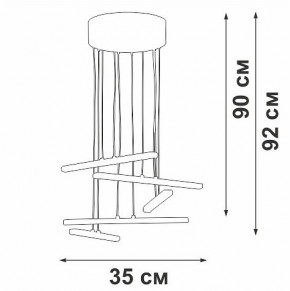Подвесной светильник Vitaluce V3046 V3046-1/5S в Ишиме - ishim.ok-mebel.com | фото 5