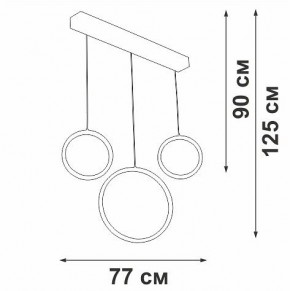 Подвесной светильник Vitaluce V3050 V3050-0/3S в Ишиме - ishim.ok-mebel.com | фото 5