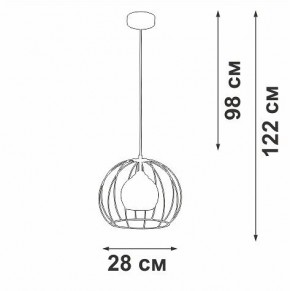 Подвесной светильник Vitaluce V3098 V3098-1/1S в Ишиме - ishim.ok-mebel.com | фото 5