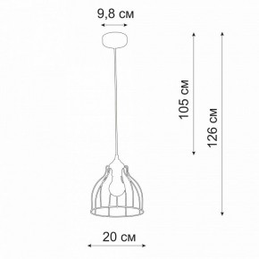 Подвесной светильник Vitaluce V3102 V3102-1/1S в Ишиме - ishim.ok-mebel.com | фото 3