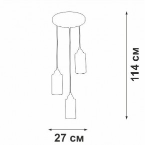 Подвесной светильник Vitaluce V3787 V3787-7/3S в Ишиме - ishim.ok-mebel.com | фото 2