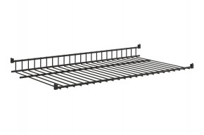 Полка сотовая L695 (черный муар) в Ишиме - ishim.ok-mebel.com | фото