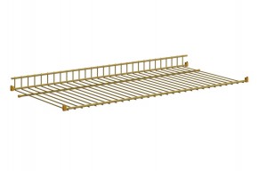 Полка сотовая L695 (золото) в Ишиме - ishim.ok-mebel.com | фото