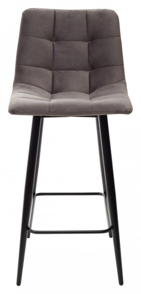 Полубарный стул CHILLI-QB графит #14, велюр / черный каркас (H=66cm) М-City в Ишиме - ishim.ok-mebel.com | фото 5