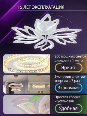 Потолочная люстра Natali Kovaltseva RIF LED LAMPS 81118/5C в Ишиме - ishim.ok-mebel.com | фото 5