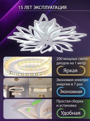 Потолочная люстра Natali Kovaltseva RIF LED LAMPS 81118/6C в Ишиме - ishim.ok-mebel.com | фото 5