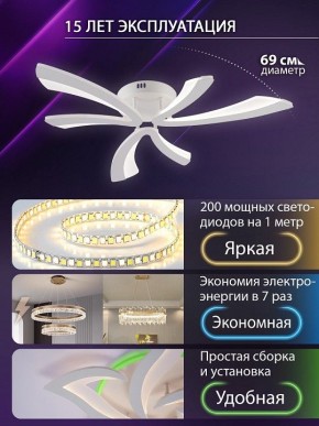 Потолочная люстра Natali Kovaltseva VIO LED LAMPS 81453 в Ишиме - ishim.ok-mebel.com | фото 5