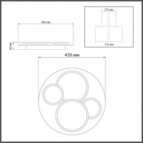 Потолочная люстра Sonex Pine 7734/60L в Ишиме - ishim.ok-mebel.com | фото 9