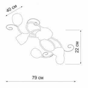 Потолочная люстра Vitaluce V3269 V3269-3/6PL в Ишиме - ishim.ok-mebel.com | фото 2