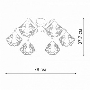 Потолочная люстра Vitaluce V42580 V42580-0/6PL в Ишиме - ishim.ok-mebel.com | фото 2